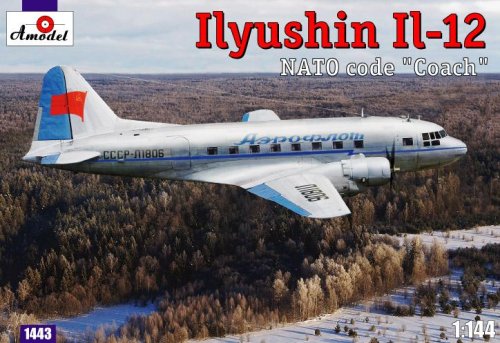 Go to product AMODEL 1443 - 1:144 Ilyushin IL-12 NATO code Coach