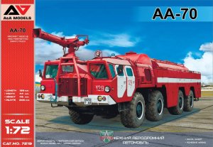 A&A MODELS 7219 - 1:72 AA-70 Firefighting Truck