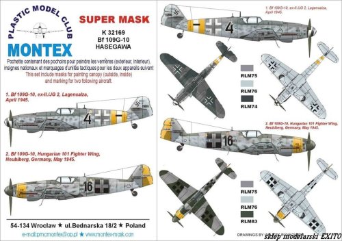 Go to product MONTEX K32169 - 1:32 Bf-109 G-10