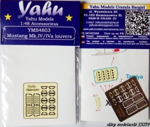 YAHU YMS4803 - 1:48 Mustang IV louvers