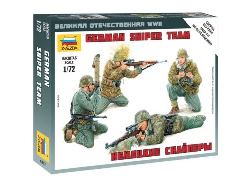 Go to product ZVEZDA 6217 - 1:72 German Sniper Team