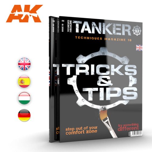 Go to product AK INTERACTIVE 4838 - Tanker Techniques Magazine 10 - Tricks & Tips - Special Edition