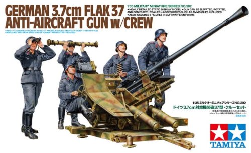 Go to product TAMIYA 35302 - 1:35 Flak 37 w/Crew
