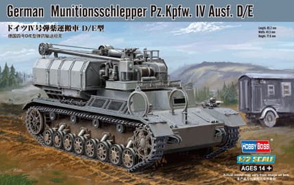 Go to product HOBBY BOSS 82907 - 1:72 German Munitionsschlepper Pz.Kpfw. IV Ausf. D/E