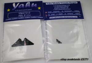 YAHU YMA7212 - 1:72 PZL P.11c - Instrument Panel