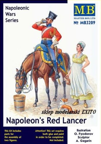 Go to product MASTER BOX 3209 - 1:32 Napoleons Red Lancer - Napoleonic Wars Series