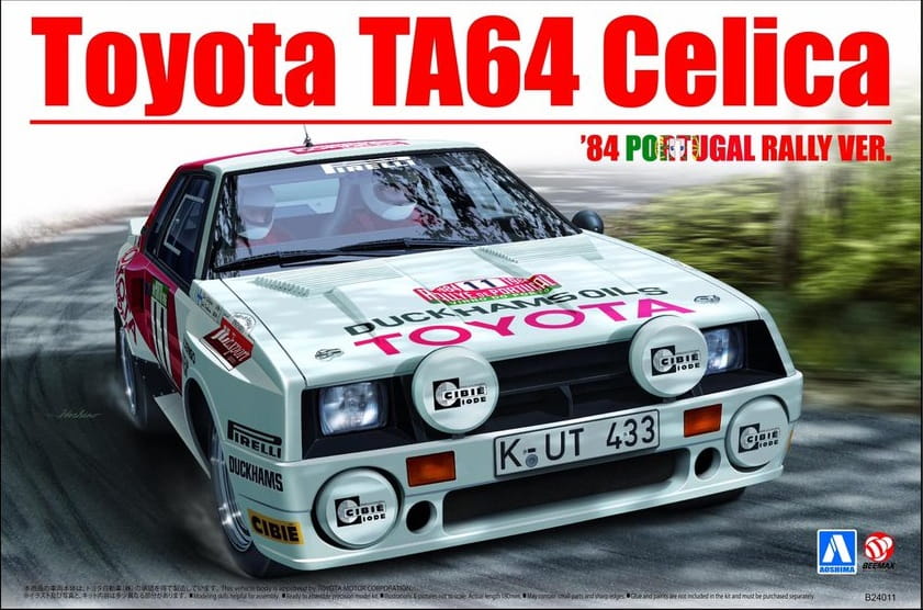 Go to product BEEMAX B24011 - 1:24 Toyota TA64 Celica 84 Portugal Rally