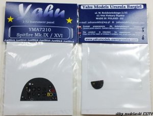 YAHU YMA7210 - 1:72 Spitfire Mk.IX / XVI - Instrument Panel