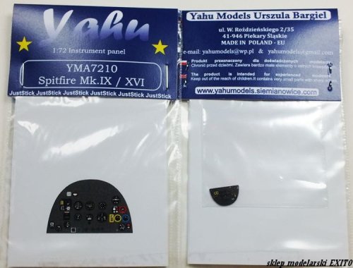 Go to product YAHU YMA7210 - 1:72 Spitfire Mk.IX / XVI - Instrument Panel