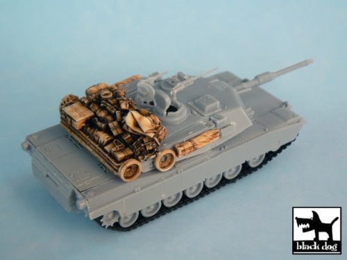 Go to product BLACK DOG T72003 - 1:72 M1A1 Abrams Iraq war accessories set