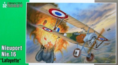 Go to product SPECIAL HOBBY 32030 - 1:32 Nieuport Nie.16 Lafayette