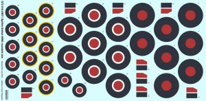EDUARD D72010 - 1:72 Spitfire - British WWII roundels late