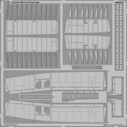 Go to product EDUARD 32402 - 1:32 Tempest Mk.II landing flaps