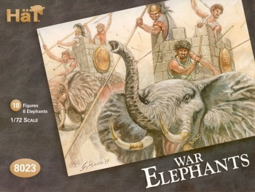 Go to product HAT 8023 - 1:72 War Elephants