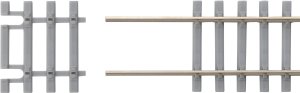 PIKO 55151 H0 - A-Gleis FLEX 31 mm track endings, concrete sleepers.
