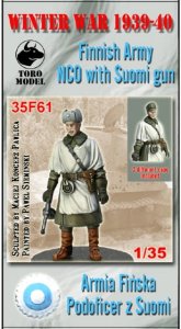 TORO MODEL 35F61 - 1:35 Winter War 1939-40 Finnish Army NCO with Suomi gun
