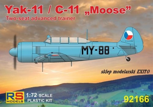Go to product RS MODELS 92166 - 1:72 Yak-11 / C-11 Moose