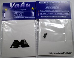 YAHU YMA7206 - 1:72 PZL P.24 - Instrument Panel