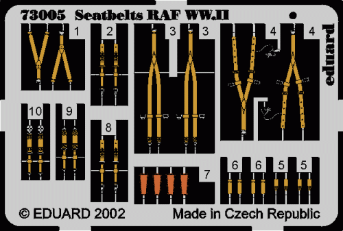 Go to product EDUARD 73005 - 1:72 Seatbelts RAF WWII