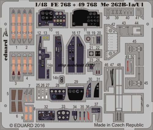 Go to product EDUARD FE768 - 1:48 Me 262B-1a/U1