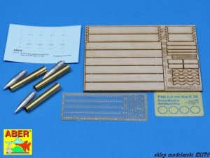 ABER 16014 - 1:16 8,8 cm Tiger I High-Explosive Ammo with wooden box