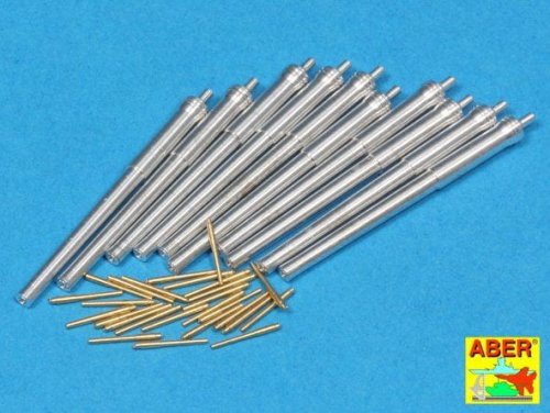 Go to product ABER 1:350L-65  - 1:350 Set of Barrels for H.M.S. Dreadnought battleship - 12'' Mk.X BL x 10pcs., 12cwt QF Mk I x 26pcs