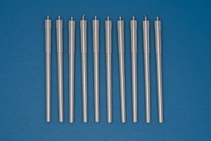RB MODEL 350L30 - 1:350 Barrels 305mm (12”) L/45 mark 10 (10 pcs) for Indefatigable Class - Lord Nelson, Dreadnought, Bellerophon, Invincible