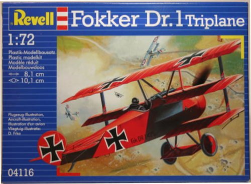 Go to product REVELL 04116 - 1:72 Fokker DR. 1