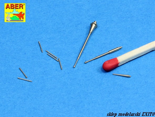 Go to product ABER 1:350L-66  - 1:350 Set of barrels and periscopes for german U-Boot type VII