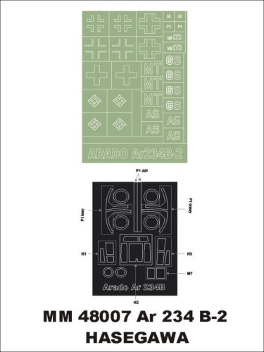 Go to product MONTEX MM48007 - 1:48 Arado Ar 234B2
