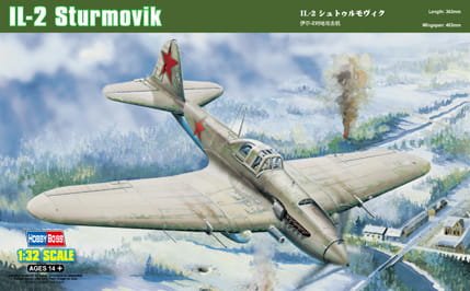 Go to product HOBBY BOSS 83201 - 1:32 IL-2 Ground attack aircraft