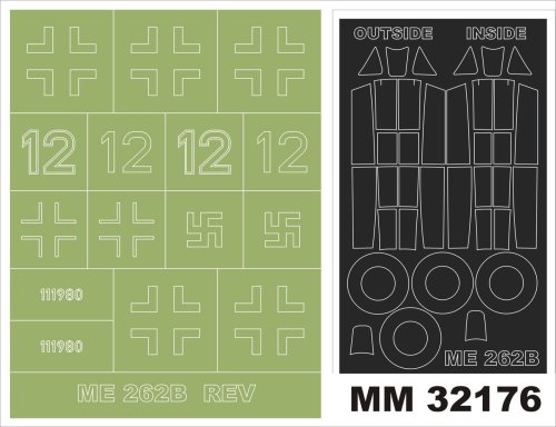 Go to product MONTEX MM32176 - 1:32 Messerschmitt Me 262B