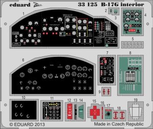 EDUARD 33125 - 1:32 B-17G interior S.A.
