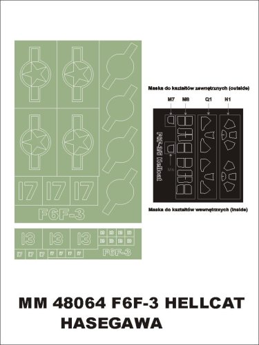 Go to product MONTEX MM48064 - 1:48 F6F-3 Hellcat