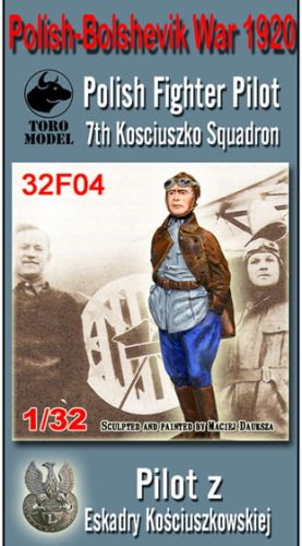 Go to product TORO MODEL 32F04 - 1:32 Wojna Polsko-Bolszewicka 1920 - Pilot z Eskadry Kościuszkowskiej