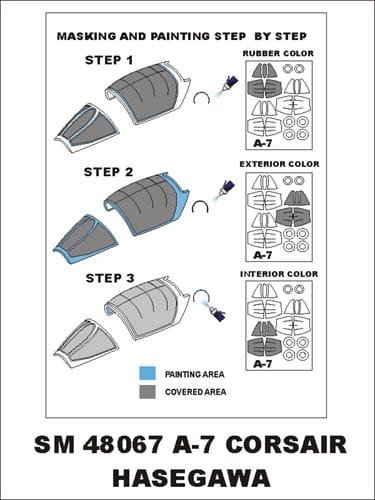 Go to product MONTEX SM48067 - 1:48 A-7 Corsair