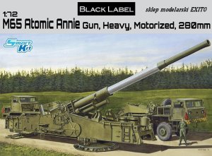 DRAGON 7484 - 1:72 M65 Atomic Annie Gun  Heavy Motorized 280mm