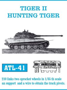 Friulmodel ATL-041 - 1:35 Tiger II / Hunting Tiger metal tracks