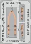 EDUARD FE879 - 1:48 Sea Fury FB.11 seatbelts - Steel