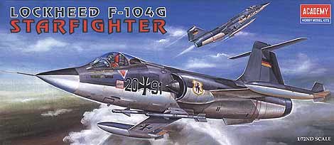 Go to product ACADEMY 12443 - 1:72 F-104 Starfighter