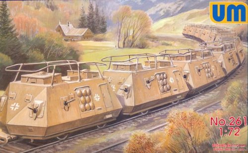 Go to product UNIMODELS 261 - 1:72  Reconnaissance Armored Train Le.Sp