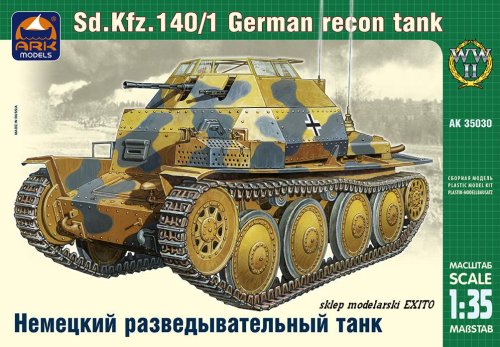 Go to product ARK MODELS 35030 - 1:35 Sd.Kfz.140/1 German recon tank