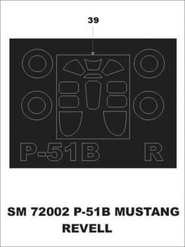 Go to product MONTEX SM72002 - 1:72 P-51 B Mustang