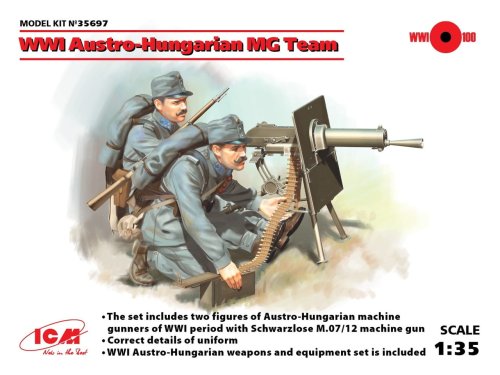 Go to product ICM 35697 - 1:35 WWI Austro-Hungarian MG Team