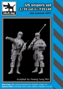 BLACK DOG F35140 - 1:35 US snipers set