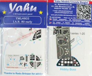 YAHU YML4803 - 1:48 I.A.R. 80 early - Instrument Panel