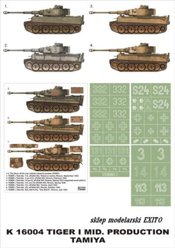 Go to product MONTEX K16004 - 1:16 Pz.Kpfw. VI Tiger I