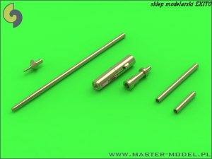 MASTER AM-48-089 - 1:48 MiG-15 & MiG-15bis 37mm and 23mm gun barrel tips,, antenna base and a Pitot tube