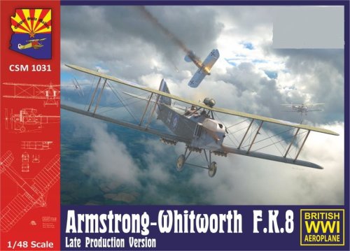 Go to product COPPER STATE MODELS CSM 1031 - 1:48 Armstrong-Whitworth F.K.8 Late version