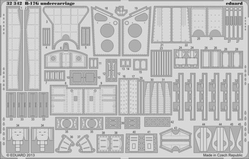 Go to product EDUARD 32342 - 1:32 B-17G undercarriage